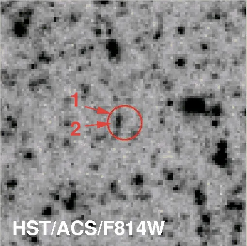 Supernova en filtro rojo