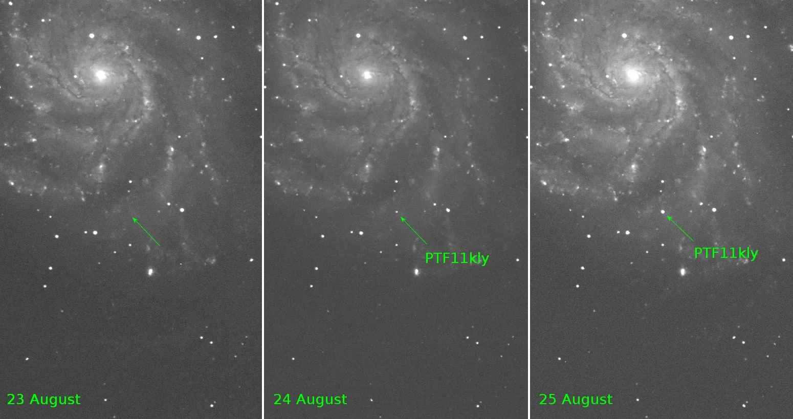 Evolución de una supernova
